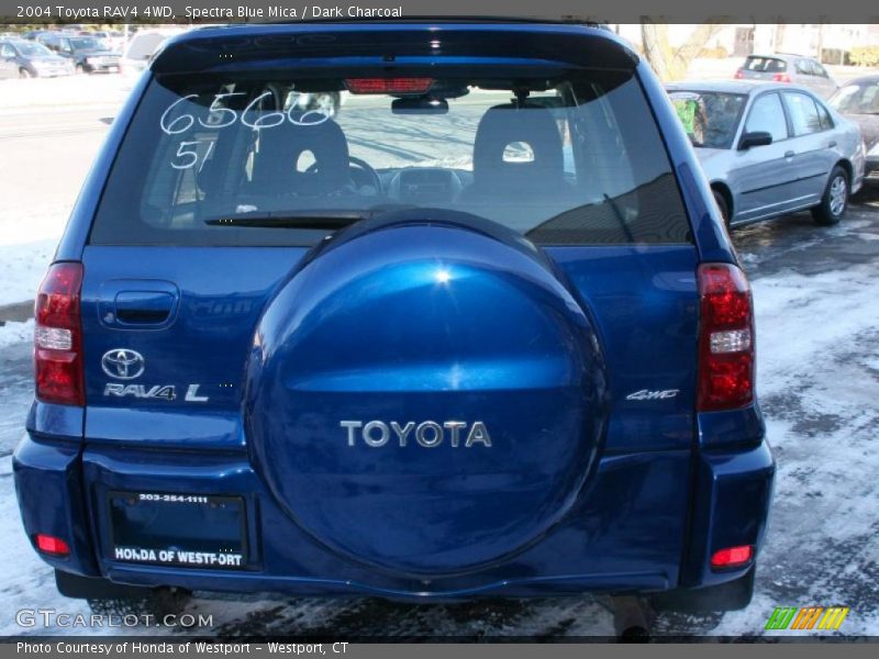 Spectra Blue Mica / Dark Charcoal 2004 Toyota RAV4 4WD