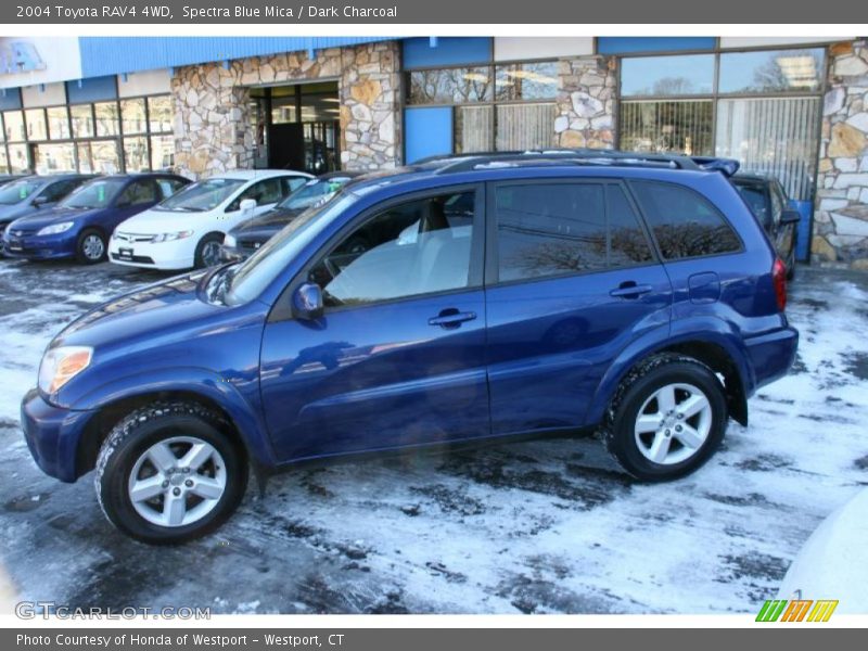 Spectra Blue Mica / Dark Charcoal 2004 Toyota RAV4 4WD
