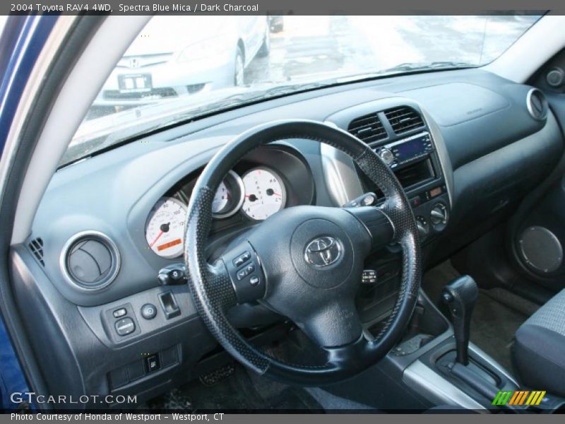 Spectra Blue Mica / Dark Charcoal 2004 Toyota RAV4 4WD