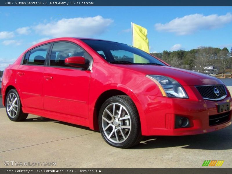 Red Alert / SE-R Charcoal 2007 Nissan Sentra SE-R