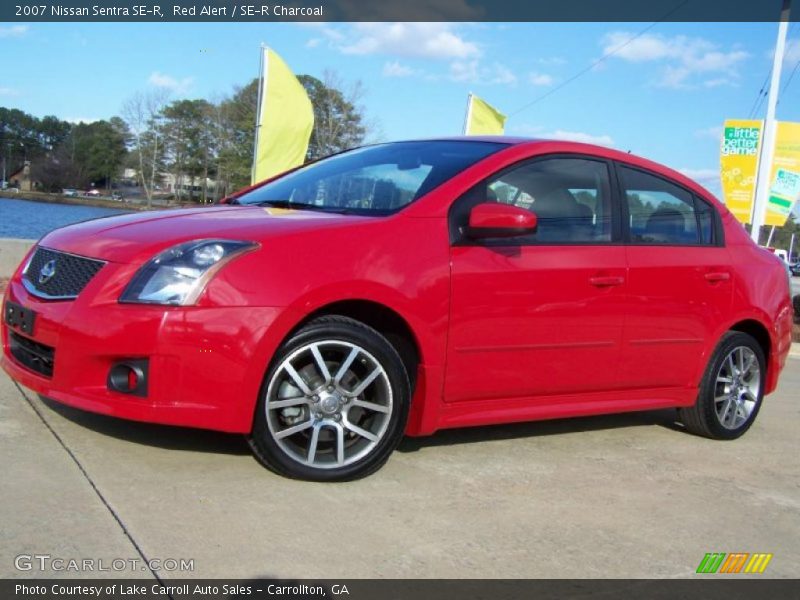 Red Alert / SE-R Charcoal 2007 Nissan Sentra SE-R