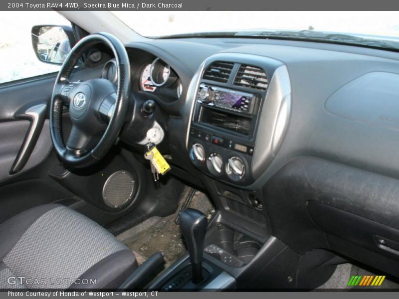 Spectra Blue Mica / Dark Charcoal 2004 Toyota RAV4 4WD