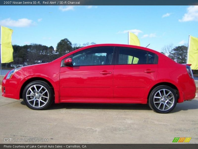 Red Alert / SE-R Charcoal 2007 Nissan Sentra SE-R