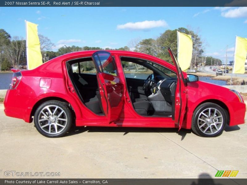 Red Alert / SE-R Charcoal 2007 Nissan Sentra SE-R