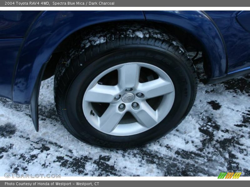 Spectra Blue Mica / Dark Charcoal 2004 Toyota RAV4 4WD