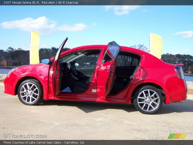 Red Alert / SE-R Charcoal 2007 Nissan Sentra SE-R