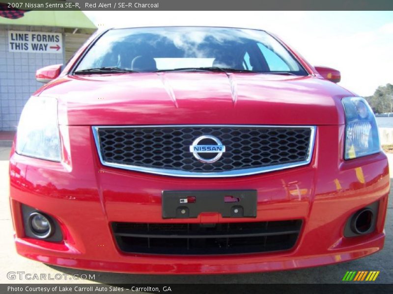 Red Alert / SE-R Charcoal 2007 Nissan Sentra SE-R