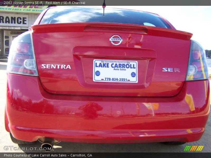 Red Alert / SE-R Charcoal 2007 Nissan Sentra SE-R