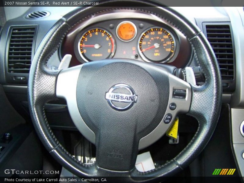 Red Alert / SE-R Charcoal 2007 Nissan Sentra SE-R