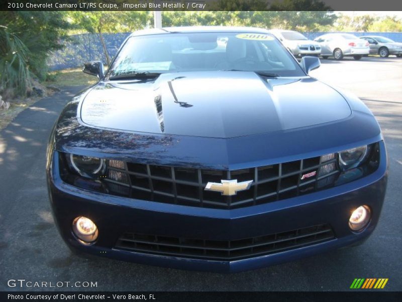 Imperial Blue Metallic / Gray 2010 Chevrolet Camaro LT/RS Coupe
