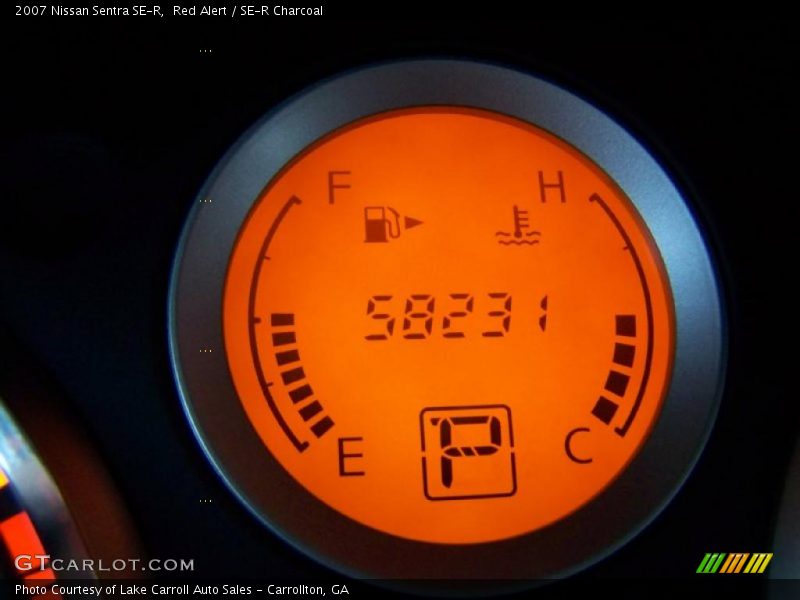 Red Alert / SE-R Charcoal 2007 Nissan Sentra SE-R