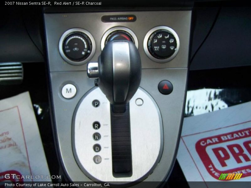 Red Alert / SE-R Charcoal 2007 Nissan Sentra SE-R
