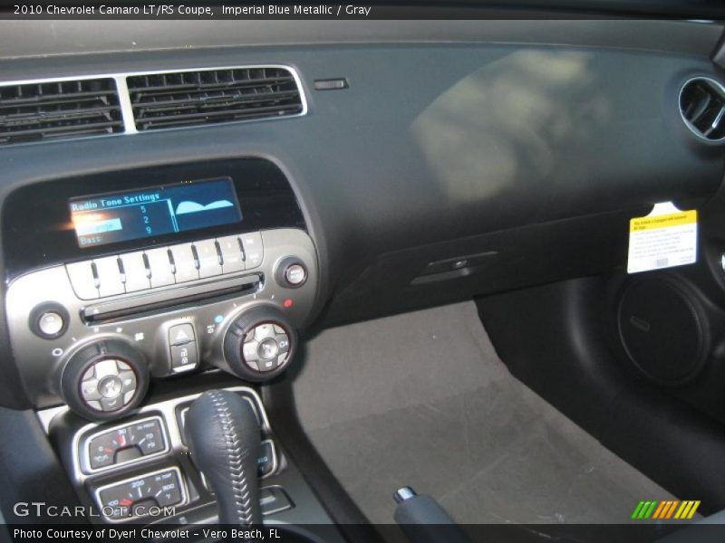 Imperial Blue Metallic / Gray 2010 Chevrolet Camaro LT/RS Coupe