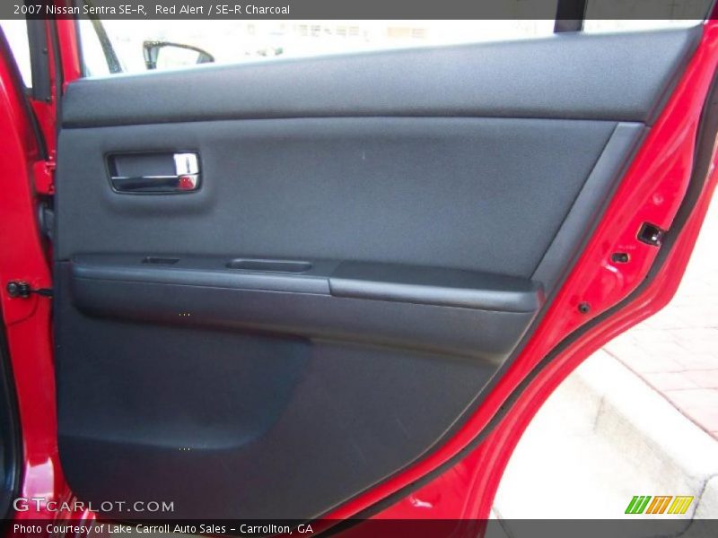 Red Alert / SE-R Charcoal 2007 Nissan Sentra SE-R