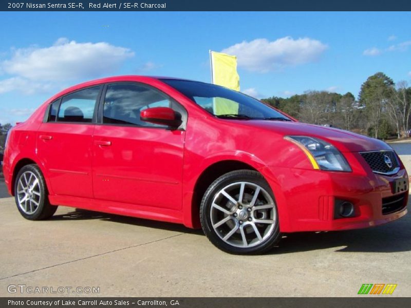 Red Alert / SE-R Charcoal 2007 Nissan Sentra SE-R
