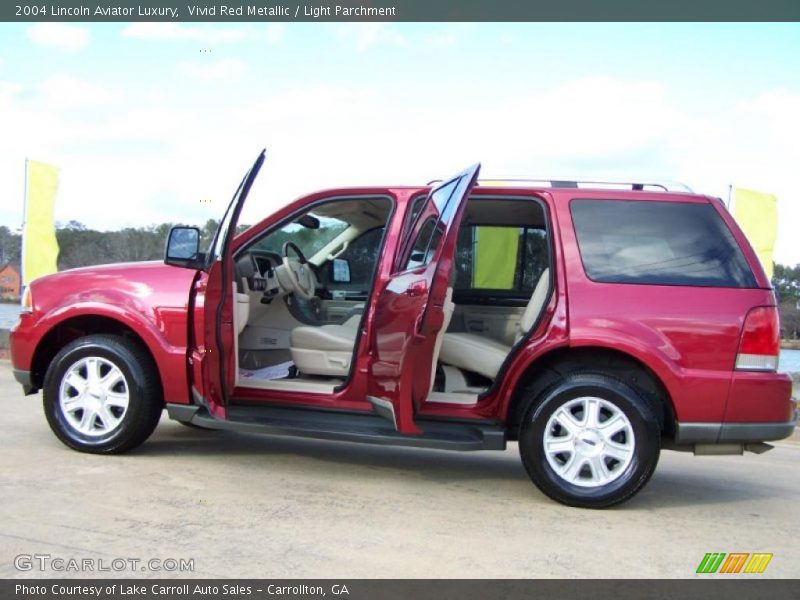 Vivid Red Metallic / Light Parchment 2004 Lincoln Aviator Luxury