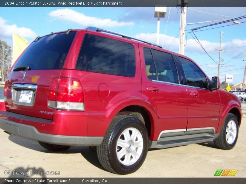 Vivid Red Metallic / Light Parchment 2004 Lincoln Aviator Luxury