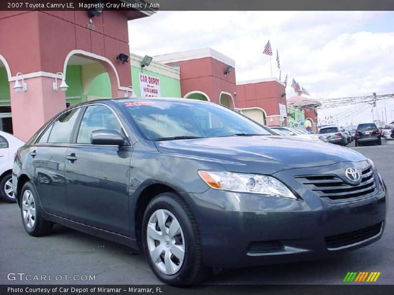Magnetic Gray Metallic / Ash 2007 Toyota Camry LE