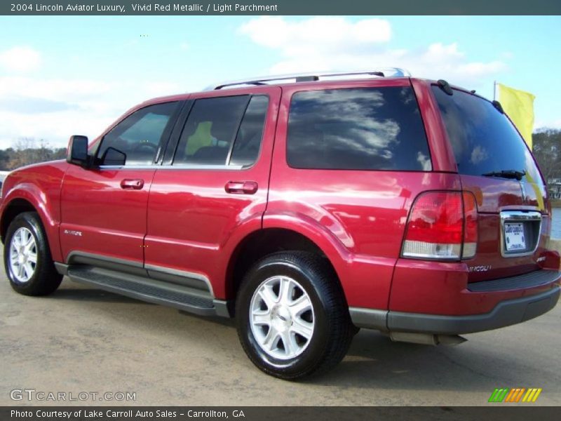 Vivid Red Metallic / Light Parchment 2004 Lincoln Aviator Luxury