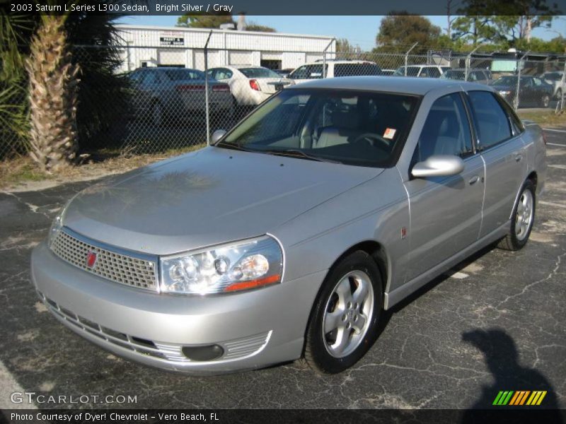 Bright Silver / Gray 2003 Saturn L Series L300 Sedan