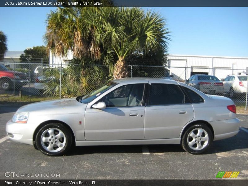 Bright Silver / Gray 2003 Saturn L Series L300 Sedan