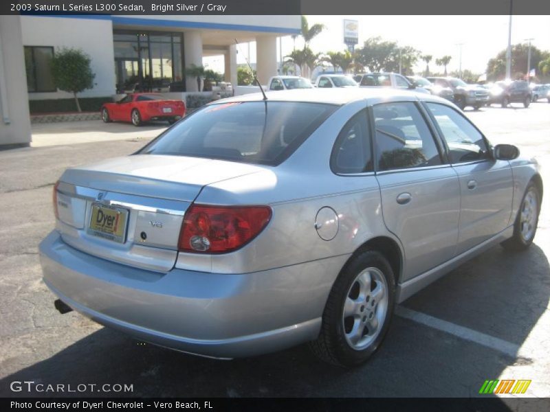 Bright Silver / Gray 2003 Saturn L Series L300 Sedan