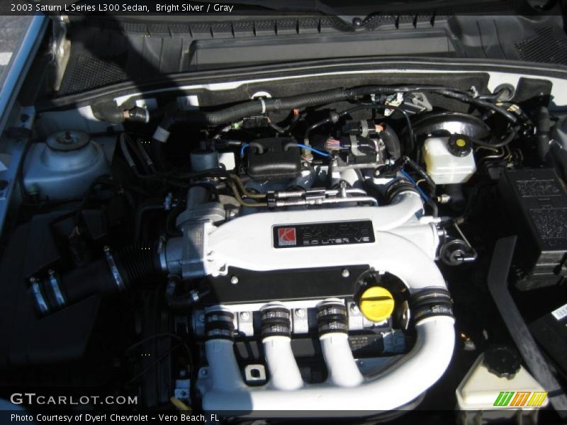 Bright Silver / Gray 2003 Saturn L Series L300 Sedan