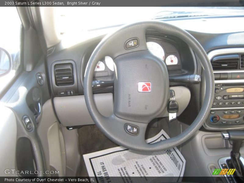 Bright Silver / Gray 2003 Saturn L Series L300 Sedan