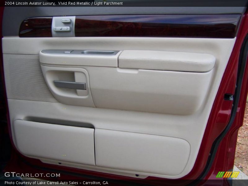 Vivid Red Metallic / Light Parchment 2004 Lincoln Aviator Luxury