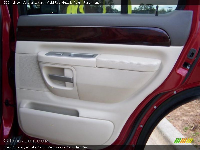 Vivid Red Metallic / Light Parchment 2004 Lincoln Aviator Luxury