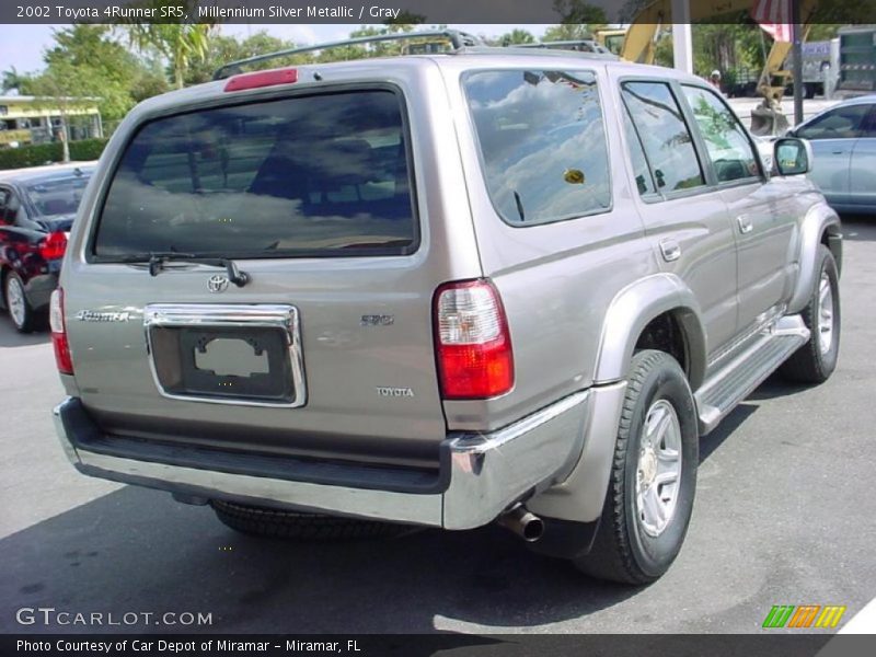 Millennium Silver Metallic / Gray 2002 Toyota 4Runner SR5