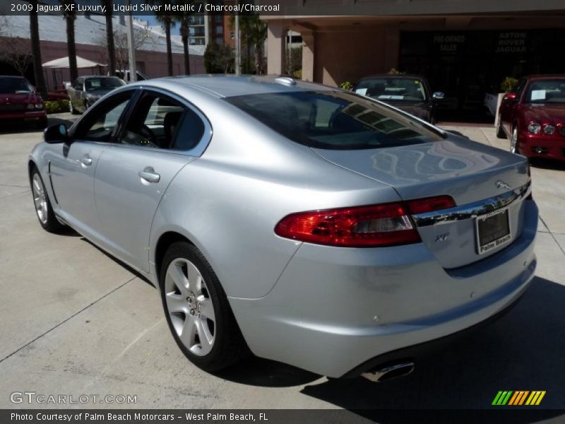 Liquid Silver Metallic / Charcoal/Charcoal 2009 Jaguar XF Luxury