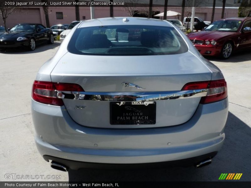 Liquid Silver Metallic / Charcoal/Charcoal 2009 Jaguar XF Luxury