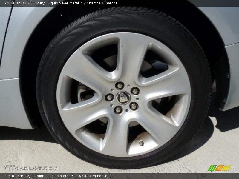 Liquid Silver Metallic / Charcoal/Charcoal 2009 Jaguar XF Luxury