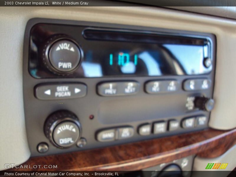 White / Medium Gray 2003 Chevrolet Impala LS