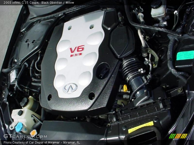 Black Obsidian / Willow 2003 Infiniti G 35 Coupe