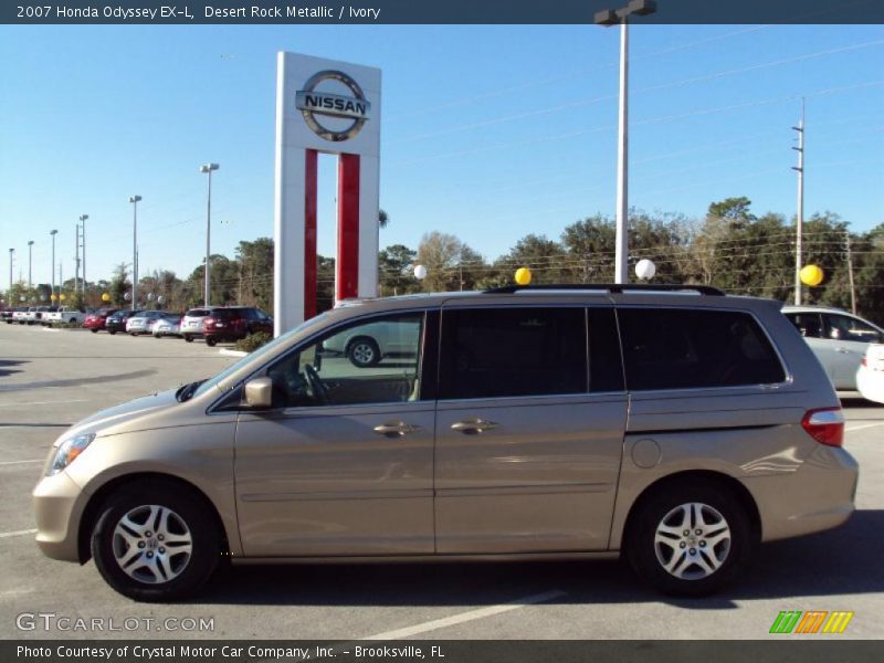 Desert Rock Metallic / Ivory 2007 Honda Odyssey EX-L