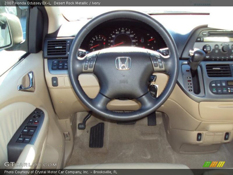 Desert Rock Metallic / Ivory 2007 Honda Odyssey EX-L