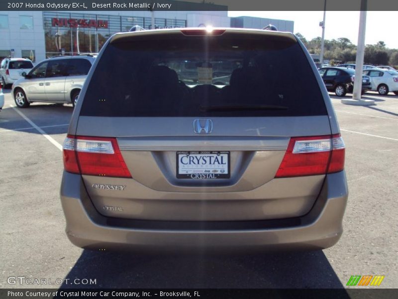 Desert Rock Metallic / Ivory 2007 Honda Odyssey EX-L