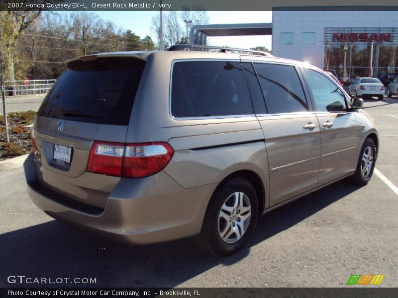 Desert Rock Metallic / Ivory 2007 Honda Odyssey EX-L