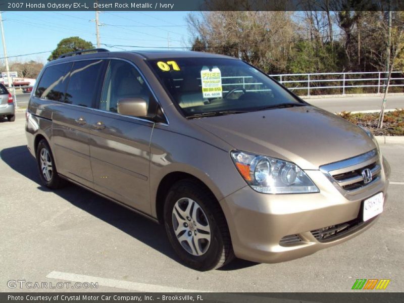 Desert Rock Metallic / Ivory 2007 Honda Odyssey EX-L