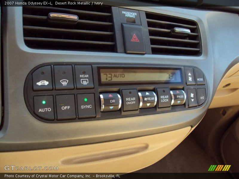 Desert Rock Metallic / Ivory 2007 Honda Odyssey EX-L