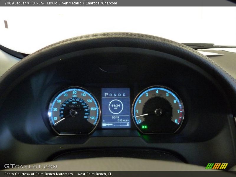 Liquid Silver Metallic / Charcoal/Charcoal 2009 Jaguar XF Luxury