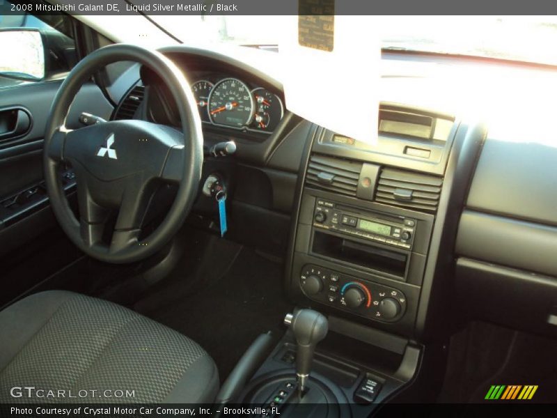 Liquid Silver Metallic / Black 2008 Mitsubishi Galant DE