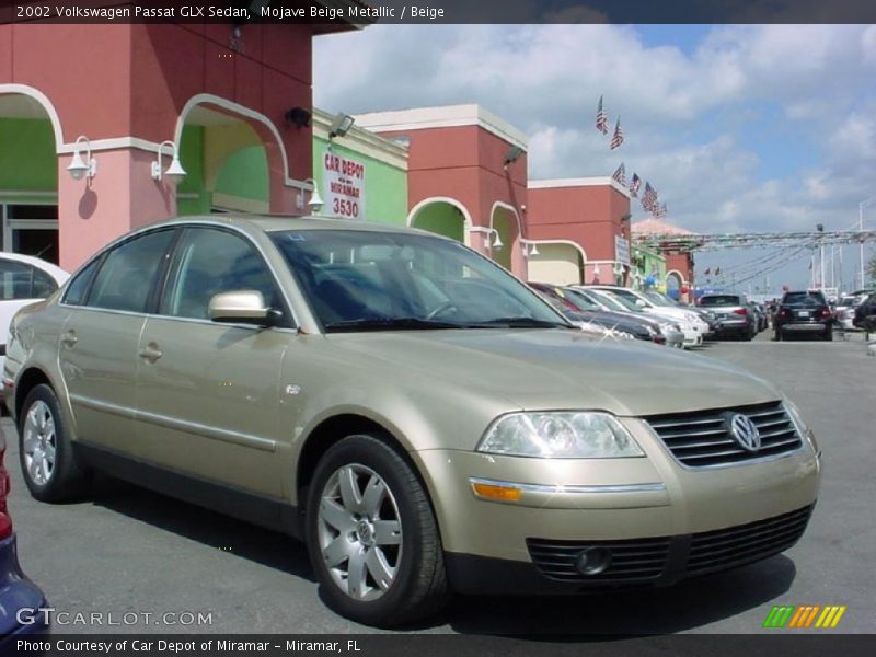 Mojave Beige Metallic / Beige 2002 Volkswagen Passat GLX Sedan