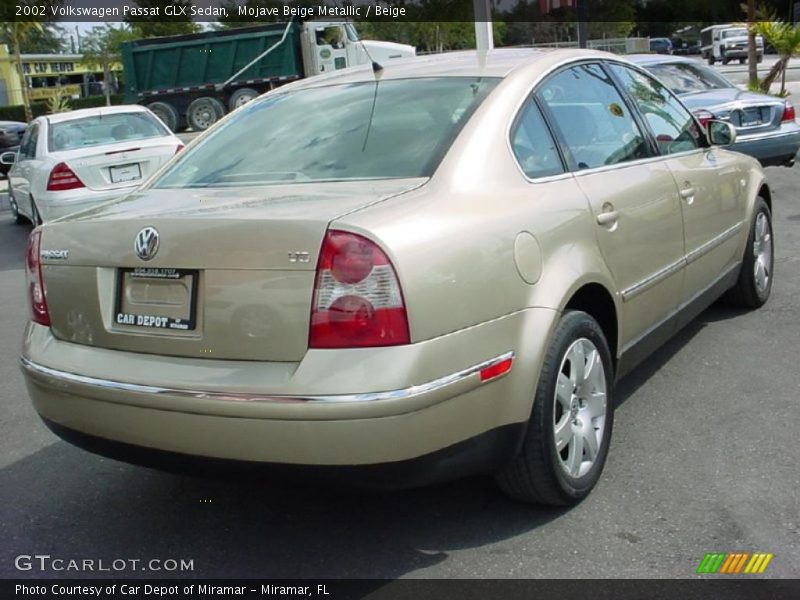 Mojave Beige Metallic / Beige 2002 Volkswagen Passat GLX Sedan