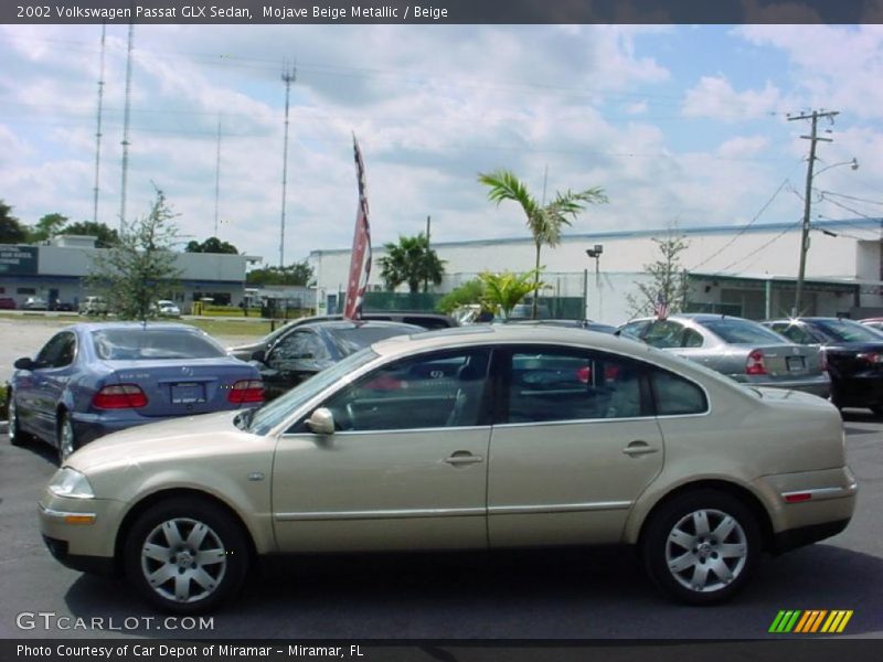 Mojave Beige Metallic / Beige 2002 Volkswagen Passat GLX Sedan