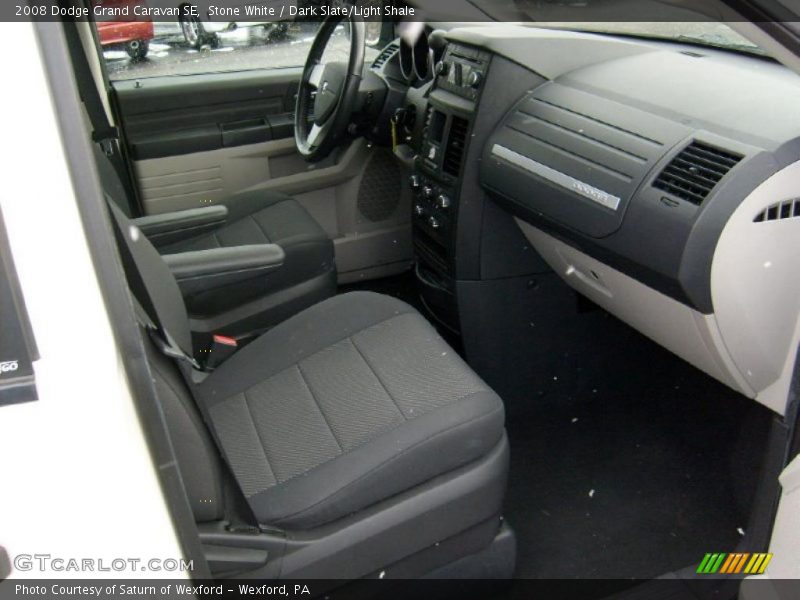 Stone White / Dark Slate/Light Shale 2008 Dodge Grand Caravan SE