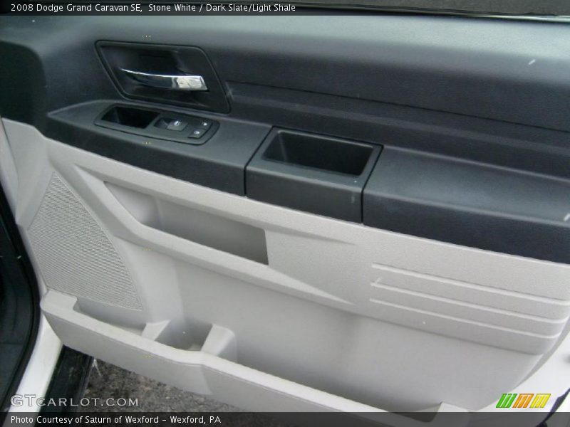 Stone White / Dark Slate/Light Shale 2008 Dodge Grand Caravan SE