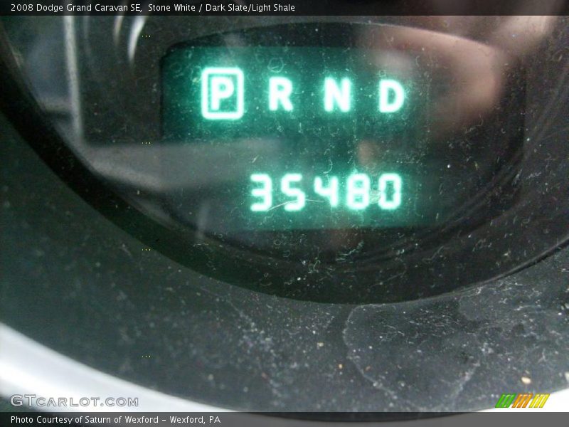 Stone White / Dark Slate/Light Shale 2008 Dodge Grand Caravan SE